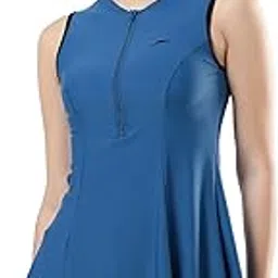 Speedo Women's Endurance 10 Closedback Swimdress with Boyleg - Arabian Night & True Navy-picture-18