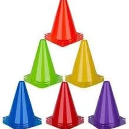 PlayZdict 6 Inch Cone Marker Set (Pack of 6, 12, 18, 24, 30, 36, 42, 48) (12)-picture-30