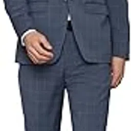 louis philippe Men's Polyester Blend Two Piece Suit-Dress Set-picture-28
