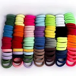 strowberry Elastic Hair Ties For Girls | Soft Seamless Hair Rubber Bands | Ponytail Holders For Women | Strechable Hair Bands | Cotton Hair Elastic Rubber Bands | Tight, Non-slippery Bands-picture-14