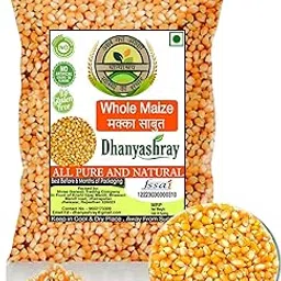 Dhanyashray Maize Corn (Whole) 2 Kg | Sabut Makka Grain (Yellow Maize), Raw Makkai-picture-30