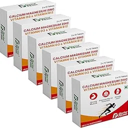 Doctor Fit Calcium Magnesium Zinc with Vitamin D3 and B12 Tablets, Health Supplement for Muscle, Nerve and Joint Support - (180 Tablets)-image-89
