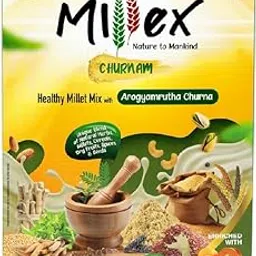 Millex Millet Healthy Mix With Churnam 800G| 30 Natural Nutrition and 18 Herbal Churna Ingredients | Sprouted Cereals,Nuts, & Pulses |No Sugar Organic Multigrain Nutrition Drink | |Porridge Mix-picture-51