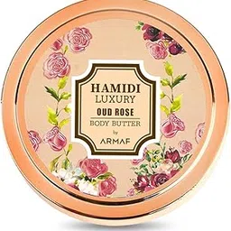 Hamidi Luxury Oud Rose Body Butter for Unisex, 250ml, All Skin Type-picture-14