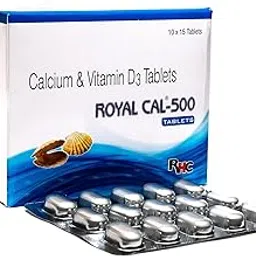 Royal Cal-500 Calcium And Vitamin D3 Tablets (150 Tablets)-picture-19