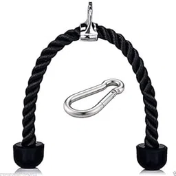 US Sports Heavy-Duty Triceps Rope Attachment for Pulldown & Extension – Multi-Gym Bodybuilding Cable Attachment with 1 Safety Lock-picture-22