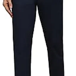 louis philippe Men's Slim Fit Solid Casual Trousers-picture-12