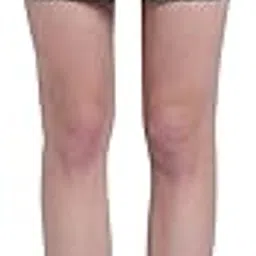 9 impression Women Faux Leather Printed Silver Pencil Skirts image 1