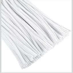 Durga Marketing DIY Chenille Stems Pipe Cleaners for Flower Making for Craft Projects and Decorations 12 Inch Pipe Cleaner Stick Long for Art & Craft, Bouquet Making Materials Pack of 100 (White)-picture-26