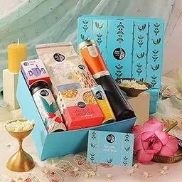 Blue Tokai Coffee Roasters Meghmalahar Gift Hamper | French Press, Tumbler| Diwali Gift Hamper With Festive Diya | Festive Gifts | Corporate Gift | Gourmet and Premium Coffee Gift Hampers image 1