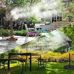 BAZPUR MART®Misting Fan Kit 10M Misting Line + 5 Brass Mist Nozzles + a Brass Adapter-picture-39