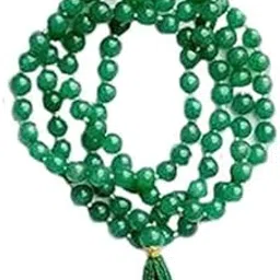 Urancia® Green Aventurine Mala Hakik Rosary with Tassel-picture-48