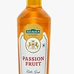 SENSA Flavoured Syrup, Bottle | Non Alcoholic | Suitable for Cocktails, Mocktail, Drinks, Juices, Beverages and More | Non Alchoholic (Passion Fruit)-picture-55