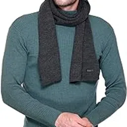 513 Mens Casual Premium Acrylic Woolen Solid Ribbed Winter Muffler/Scarf/Stole-picture-11