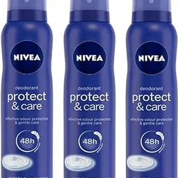 NIVEA Protect & Care Deodrant Spray Combo Deodorant Spray - For Women (450 ml, Pack of 3)-picture-23