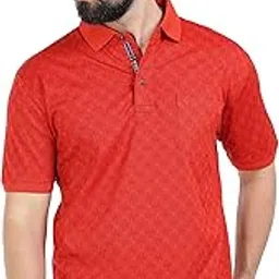 Mens Polo Neck Authentic Fit Cotton T-Shirt-image-25