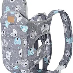 Merishopp Baby Carrier Sling Breathable for Baby 0-36 Month Newborns & Older Babies Grey-image-48