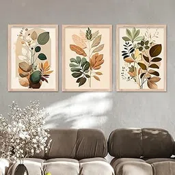 kotart Painting for Wall Decoration - Modern Art Wall Decor Framed Painting for Living Room Bedroom - Framed Wall Posters/Paintings with Frame Set of 3 (Modern Wall Decor, 29)-image-7