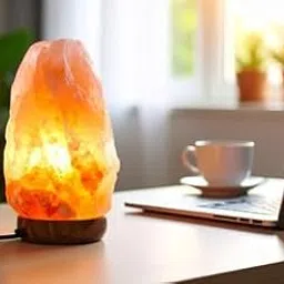 AMBEO Natural Himalayan Rock Salt Lamp for Vastu, Feng Shui, Healing, Peace & Harmony, Gifting (Natural/Orange 3 to 4 KG.)-picture-11