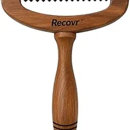 Recovr Wooden Body Massage Roller | Handheld Full Body Massager for Pain Relief, Muscle Relaxation & Lymphatic Drainage | Acupressure Roller for Back, Legs, Arms, Shoulder & Foot Massage-image-6