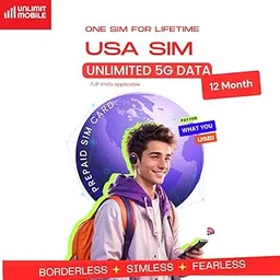 ZetSIM USA Student SIM | Unlimited Rizz Plan 12 Months | Unlimited Data with 10GB Premium High-Speed per Month + Unlimited Calls & Texts | Prepaid SIM for Long Stays in United States-image-9