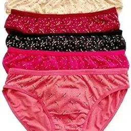 louryn koulyn Women's Seamless Hipster Panties, Pack of 6-picture-32