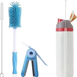 3 Pack Water Bottle Cleaner Kit for owala 24oz/32oz/40oz,owala Brush and Straw Cleaner, Straw Cleaner Compatible with owala Water Bottle, owala Straw Cleaner Brush for owala Water Bottle Straws-image-0