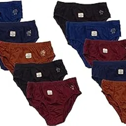 Women's Cotton Comfortable Solid Hipster Multicolour Panties (Combo Pack of 10)-picture-16