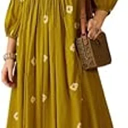 anaisa Women Pure Cotton Embroidery Anarkali Kurta with Trouser & Dupatta-picture-44