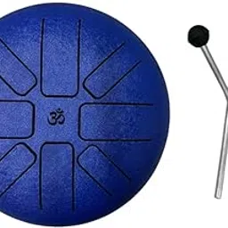 SHANVI ARTS Tongue Drum Tank Drum 6 Inch | Musical Instrument Happy Drum for Musical Education, Meditation Yoga, Gift for Tongue Drum Percussion Beginner singing bowl-image-42