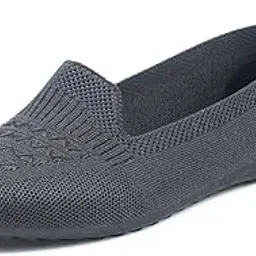 hetro Flexible Memory Foam Women's Shoes for Walking Gym Training, Casual, Sports, Lightweight Athletics Slip-On Jutis Bellies Classy Ballerina for Ladies and Girls image 1