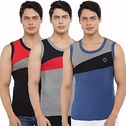 dollar bigboss Men's Solid Regular Fit Gym Vest-picture-24