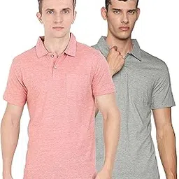 ecoline clothing Eco-Friendly Men's 50/50 Blend Polo T-Shirt (Pack of 2)-picture-15
