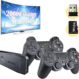 VikriDA Wireless Retro 24000+Games Built-in Supports Multiple Devices in 4K Ultra HD - Plug & Play Video TV Game - 64GB TF Card, 9 Emulators Toy for Kids-picture-14