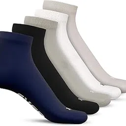 talkingsox Bamboo Ankle Length Socks for Men & Women | Office, Lounge, Cycling & Running | Seamless, Super Soft, Breathable & Anti-Odor | Pack of 5-picture-46