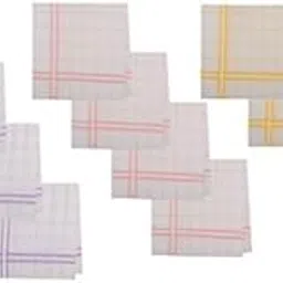 pamli Women's Handkerchiefs (CHECKS, Pack of 12)-picture-35