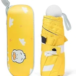 staranddaisy Foldable Mini Cute and Small Capsule Design Umbrella with Capsule Case, Mini windproof 3 folding UV for travel, Nylon Capsule Shape Umbrella For kids Boys & Girls.-picture-54
