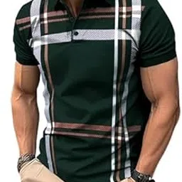 Men's Regular Fit Polo T Shirt |Half Sleeves |Collar Tshirts | Casual T-Shirt for Men-picture-35