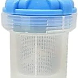 DVM Universal Washing Machine Inlet Water Filter, Transparent with Blue Cap-image-11