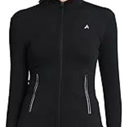 ATHLISIS Women’s Full Zip Training Jacket with High Neck & Thumbhole Sleeves | Quick-Dry Stretchable Activewear for Gym, Yoga, Running & Sports-picture-36