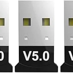 3 Pieces USB Bluetooth 5.0 Adapter Desktop Audio Receiver Transmitter image 1