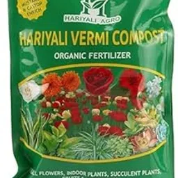Hariyali Vermi Compost Organic Fertilizer, 1kg, Neem-Mustard-Castor Enriched, Plant Growth Enhancer and Soil Enricher-picture-10