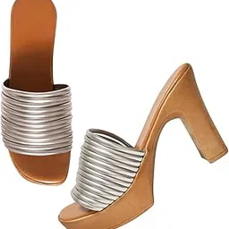 selfiee Casual and Classy Block Heel Light Weight Comfortable & Trendy Party Chunky High Heel For Girls & Women-picture-10