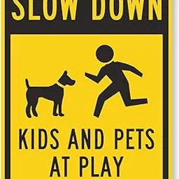 SmartSign"Slow Down - Kids And Pets At Play" Sign | 18" x 24" 3M Engineer Grade Reflective Aluminum-picture-20
