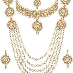 sukkhi Classy Gold Plated Combo Necklace Set For Women (CBNS100573), Free Size-picture-59