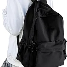 wepoet Middle School Backpack for Teen Girls,Cute College Backpack for Women,High School Bag,Casual Travel Rucksack,Bookbag, A1-black-picture-42