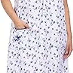 breezly Long Short Calf Length Cotton Nighty-picture-37