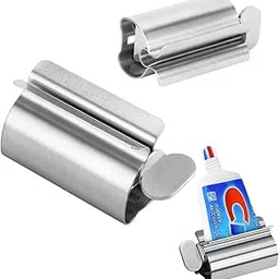 Toothpaste Squeezer, Stainless Steel Tube Squeezer and Roller, Multipurpose Squeezer Tool for Toothpaste, Adhesives, Ointments, Paints, Hair Dye-image-0