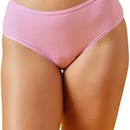 clovia Women's Cotton Mid Waist Hipster Panty with Printed Back Design (PN3110B22_XL_Pink)-picture-35