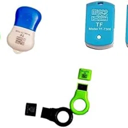 Rebel Single Slot Micro SD to USB 2.0 Memory Card Reader T-Flash Adapter for PC and Mac (Black and Red) (Pack of 5)-picture-46